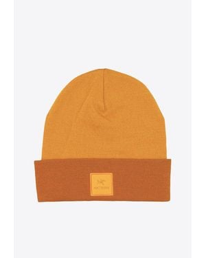 Arc'teryx Two-Tone Logo Patch Beanie - Orange