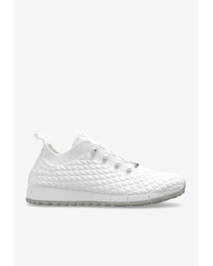 Jimmy Choo Veles Lace-Up Sneakers - White