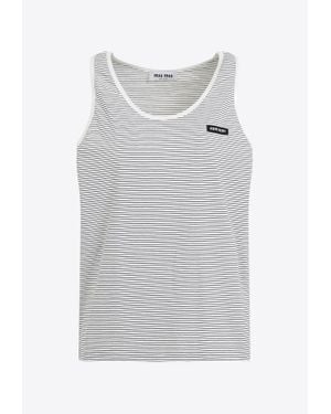Miu Miu Cotton Top - Gray