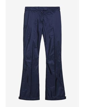 Miu Miu Flared Technical Pants - Blue