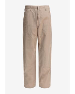 Carhartt Double Knee Straight Pants - Natural