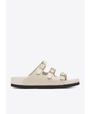 Birkenstock Florida Fresh Leather Sandals - White