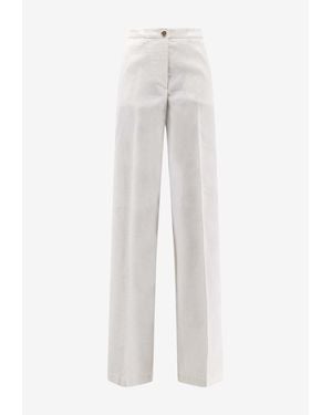 Pinko Jacopone Tailored Flared Pants - White