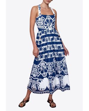 Borgo De Nor Mavaro Denim Midi Dress - Blue
