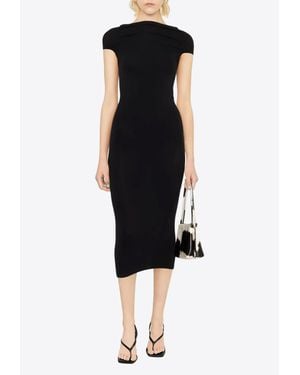 Wolford Fatal Cut-Out Midi Dress - Black