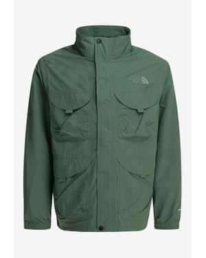 The North Face Convertible Logo Zip-Up Jacket - Green