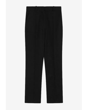Jacquemus Straight-Leg Logo Pants - Black