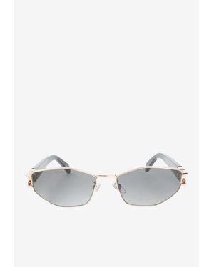 Chopard Geometric Logo Sunglasses - White