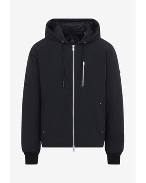 Moose Knuckles Northdale Zip-Up Hooded Jacket - Black