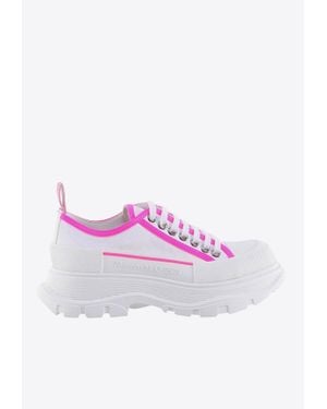 McQueen Tread Slick Low-Top Sneakers - Pink