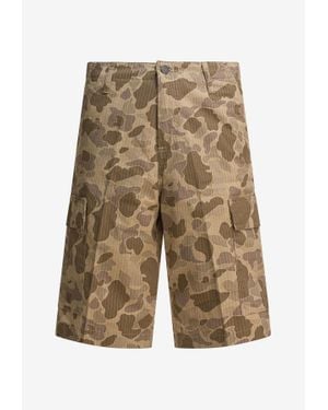 Carhartt Camouflage Cargo Shorts - Green