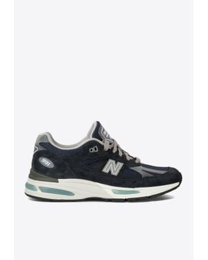 New Balance 991V2 Low-Top Sneakers - Black