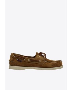 Sebago Portland Artisan Suede Loafers - Brown