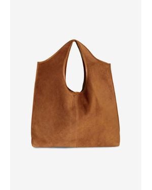 Jérôme Dreyfuss Paco Suede Tote Bag - Brown