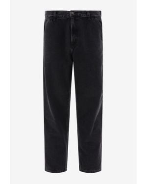 Carhartt Single Knee Straight Trousers - Black