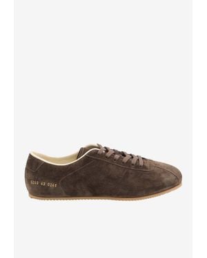 Common Projects Suede Low-Top Trainers - Brown
