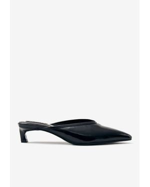 Alohas Tessa 45 Leather Mules - White