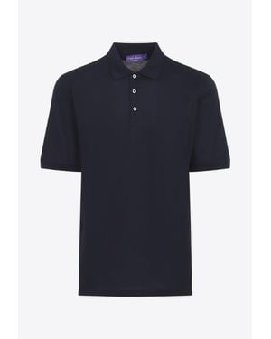Ralph Lauren Embroidered Logo Polo T-Shirt - Blue