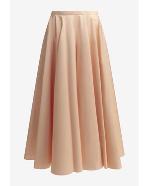 Givenchy Long A-Line Skirt - Brown