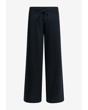 Lisa Yang Sofi Cashmere Wide-Leg Pants - Blue