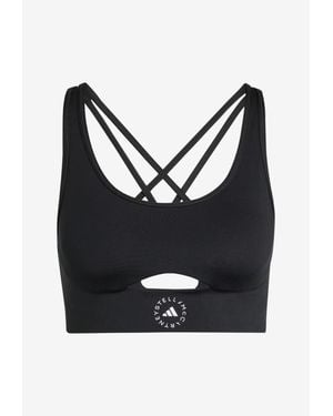 adidas By Stella McCartney Yoga Halterneck Bra - Black