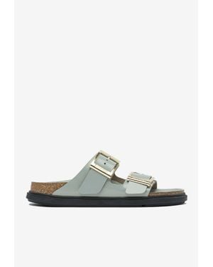 Birkenstock Arizona Leather Sandals - Green