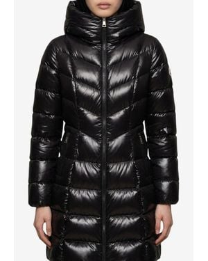 Moncler Marusse Lacquered Puffer Jacket - Black