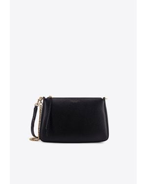 Tory Burch Perry Leather Shoulder Bag - Black