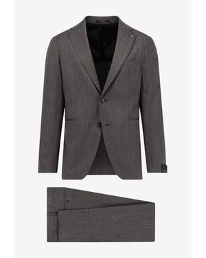 Tagliatore Single-Breasted Suit Set - Grey