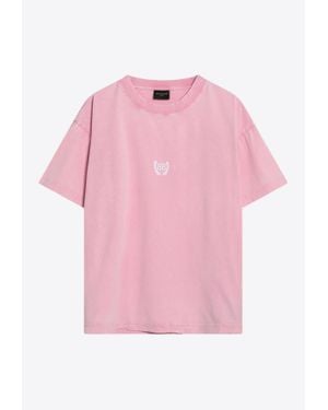 Balenciaga Michelle Boxy T-Shirt in Blue | Lyst Canada