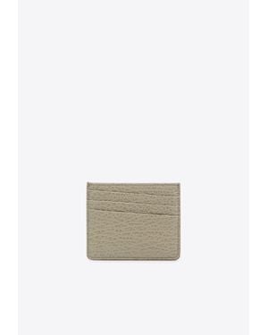 Maison Margiela Four Stitches Leather Cardholder - White