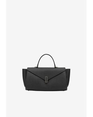 Valextra Medium Iside Editor Shoulder Bag - Black