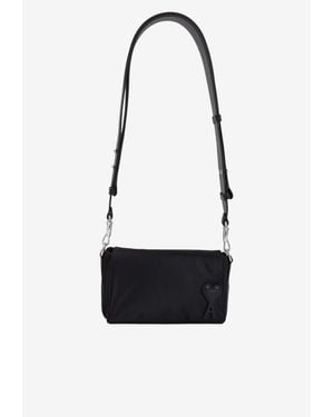 Ami Paris Marcel Lunch Box Messenger Bag - White