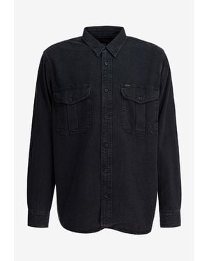 Filson Denim Button-Up Overshirt - Blue