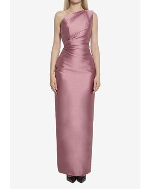Solace London Kira One-Shoulder Maxi Dress - Pink