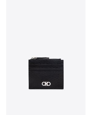 Ferragamo Wallet, Cardholder And Keyring Gift Set - Black