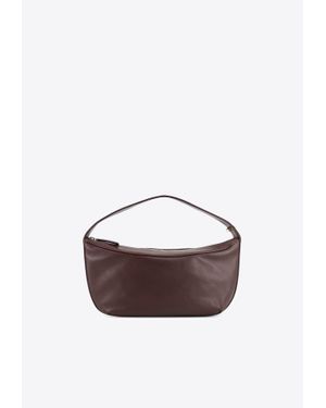 STAUD Demy Leather Shoulder Bag - White