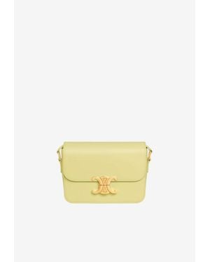Celine Teen Triomphe Crossbody Bag - Yellow