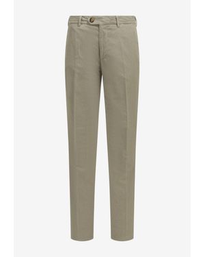 Brunello Cucinelli Tailored Velvet Pants - Gray
