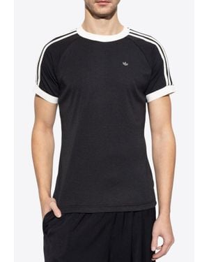 adidas Originals 3-Stripes Crewneck T-Shirt - Black