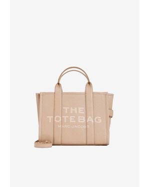 Marc Jacobs Medium Leather Tote Bag - Natural