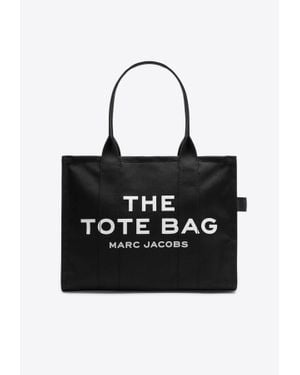 Marc Jacobs Large Canvas Tote Bag - Black