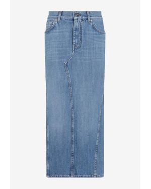 Givenchy Pencil Midi Skirt - Blue