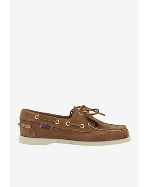 Sebago Portland Artisan Ox Suede Loafers - Brown