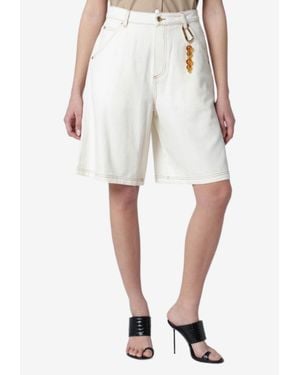 DARKPARK Bermuda Denim Short - White