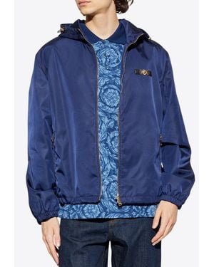 Versace Hooded Jacket - Blue