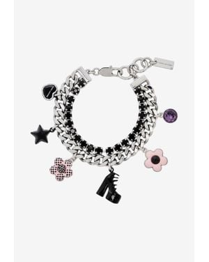 Marc Jacobs Mini Icon Dot Charm Bracelet - White