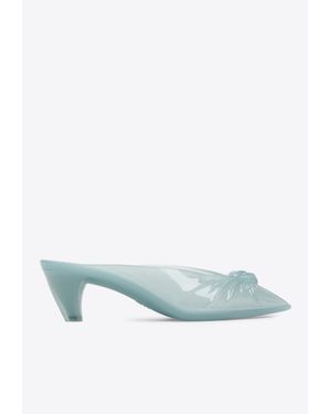 Chloé 55 Jelly Clog Mules - Blue