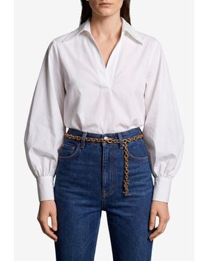 SUTTON NEW YORK Classic Poplin Shirt - White