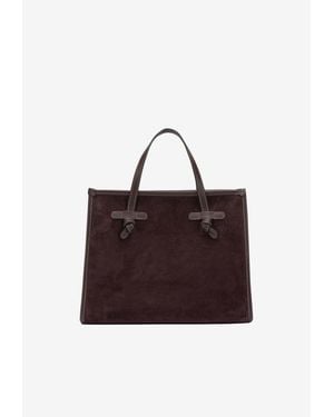 Gianni Chiarini Medium Miss Marcella 32 Suede Tote Bag - Red
